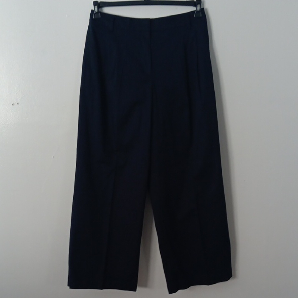 Ann Taylor Weekend  Wide Leg Navy Blue  Pants #3484
